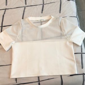 White Crop Top